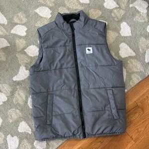 Abercrombie Boys Puffer Vest Grey
